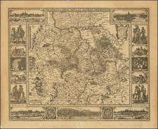 Süddeutschland Map By Nicolaes Visscher I