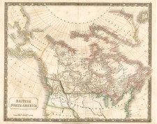 Alaska and Canada Map By Sidney Hall