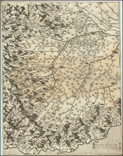 Northern Italy and Sud et Alpes Française Map By Antonio Lafreri