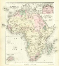 Africa and Africa Map By O.W. Gray