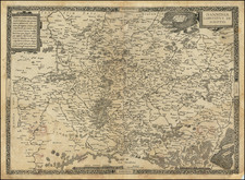 Belgium and Nord et Nord-Est Map By Gerard de Jode