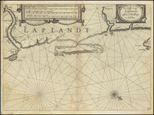 Polar Maps, Russia and Norway Map By Willem Janszoon Blaeu