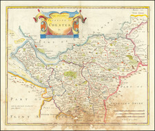 British Counties Map By Robert Morden