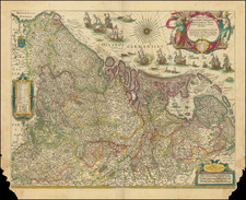 Netherlands Map By Willem Janszoon Blaeu