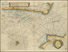 British Isles, England, Belgium and Nord et Nord-Est Map By Willem Janszoon Blaeu