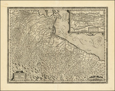 Italy Map By Johannes Baptista Vrients
