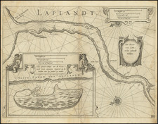 Polar Maps, Russia and Scandinavia Map By Willem Janszoon Blaeu