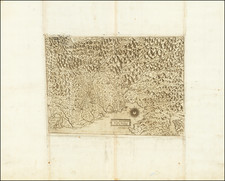 Croatia & Slovenia and Northern Italy Map By Giovanni Francesco Camocio