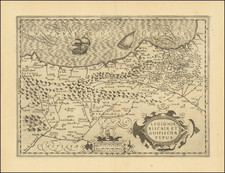 Spain Map By Jodocus Hondius