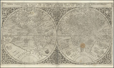 World Map By Petrus Plancius / Baptista Van Deutecum 