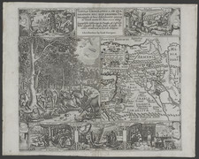 Middle East and Holy Land Map By Johannes Cloppenburg