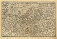 England, Netherlands, Belgium, France and Germany Map By Matthias Zündt