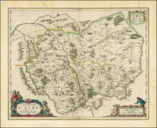 Grand Sud-Ouest Map By Pierre Du Val / Jan Jansson