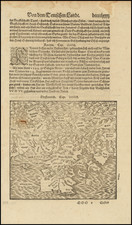 Croatia & Slovenia and Northern Italy Map By Sebastian Munster