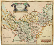 British Counties Map By Robert Morden