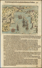 Brazil Map By Theodor De Bry