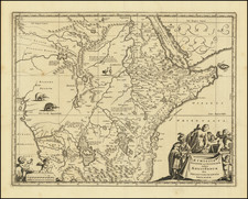 Africa, East Africa and West Africa Map By John Ogilby