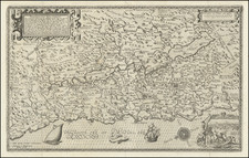 Holy Land Map By Joannes Van Deutecum