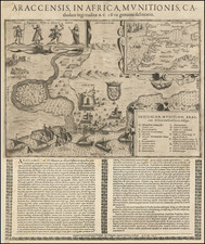 Spain and North Africa Map By Christoph Mangum / Dominicus Custodis