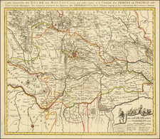 Northern Italy Map By Covens & Mortier