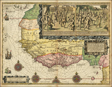 Africa and West Africa Map By Hugo Allard