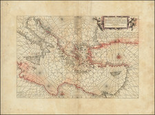 Mediterranean Map By Johannes van Loon