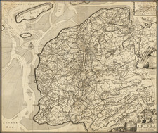 Netherlands Map By Frederick De Wit