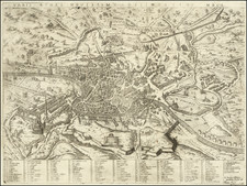 Rome Map By Giacomo Giovanni Rossi