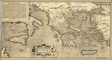 Turkey, Mediterranean, Sicily, Turkey & Asia Minor and Greece Map By George Achatz von Enenckel