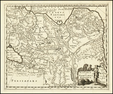 China, Central Asia & Caucasus and Russia in Asia Map By Philipp Clüver