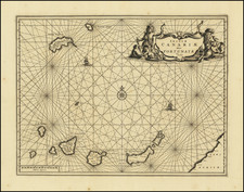 Portugal and African Islands, including Madagascar Map By John Ogilby