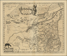 China Map By Johannes Blaeu