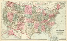 United States Map By O.W. Gray