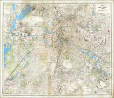 Russia and Germany Map By Leningrad Military Mapping Unit