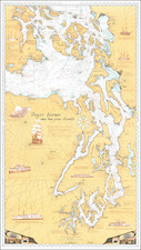 Washington and British Columbia Map By R.O. Malin