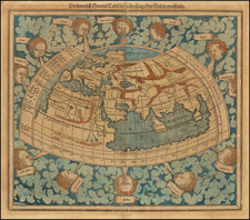 (World) Ptolemeisch General Tafel / die hable kugel der Welt begreiffende