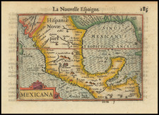 Mexico and Central America Map By Barent Langenes