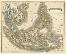 Southeast Asia, Philippines and Indonesia Map By Daniel Lizars