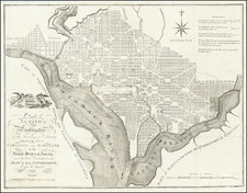 Plan of the City of Washington in the Territory of Columbia ceded by the States of Virginia and Maryland to the United States of America and by them established as the Seat of their Government after the Year 1800 By John Reid