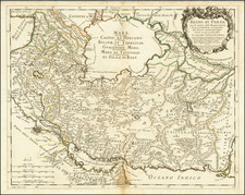 [Kingdom of Persia]   Regno di Persia con le notitie Provincie Antiche, che piu probabilmente corrispondono alle Divisioni moderne d'esso Regno . . . 1679 By Giacomo Giovanni Rossi - Giacomo Cantelli da Vignola