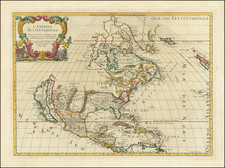 North America and California as an Island Map By Giacomo Giovanni Rossi