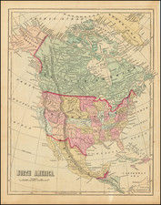 North America Map By Sidney Morse