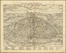 Nord et Nord-Est Map By Francois De Belleforest