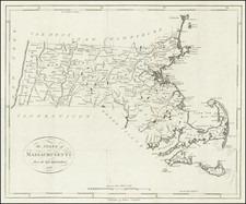 Massachusetts Map By John Reid