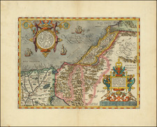 Holy Land Map By Abraham Ortelius