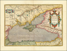 Ukraine, Romania, Turkey and Turkey & Asia Minor Map By Abraham Ortelius