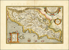 Northern Italy Map By Abraham Ortelius