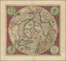 Northern Hemisphere and Polar Maps Map By Gerard Mercator