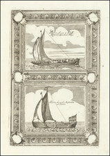 Netherlands, Curiosities and Naval & Marine Map By Vincenzo Maria Coronelli