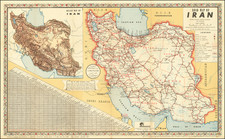 Persia & Iraq Map By Sahab Geographic & Drafting Institute